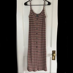 Midi striped sock dress